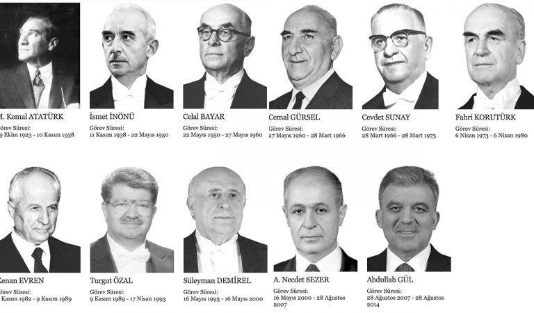 Dünden bu güne Cumhurbaşkanlarımız